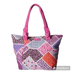 Vera Bradley Cotton Hadley East West Tote Bag